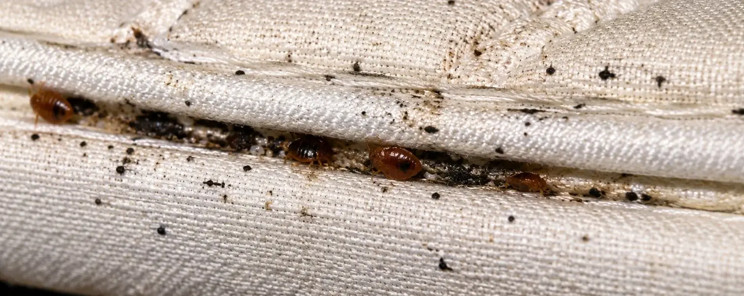 signs of bed bugs mattress seam London